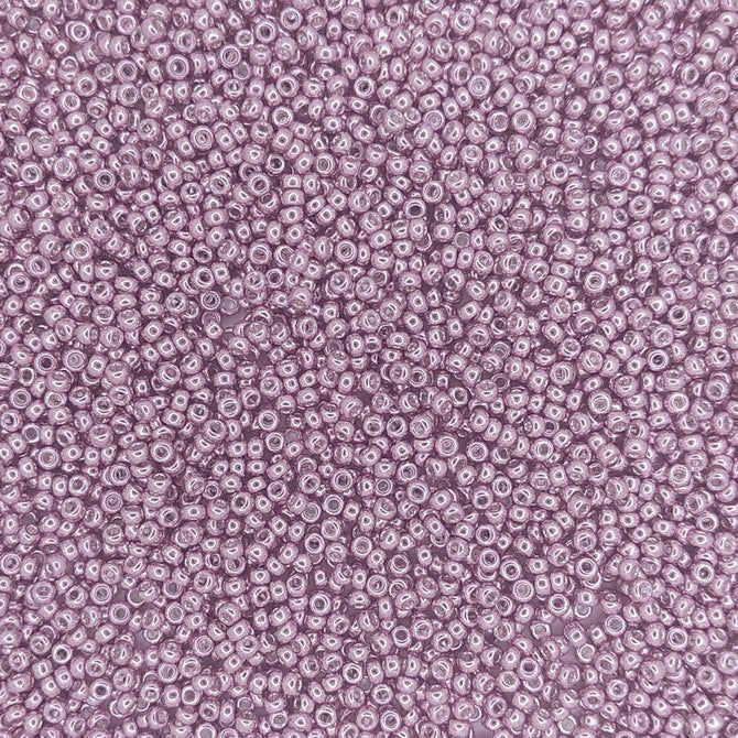 1061L - 10g Size 11/0 Miyuki seed beads in Galvanised Light Rose