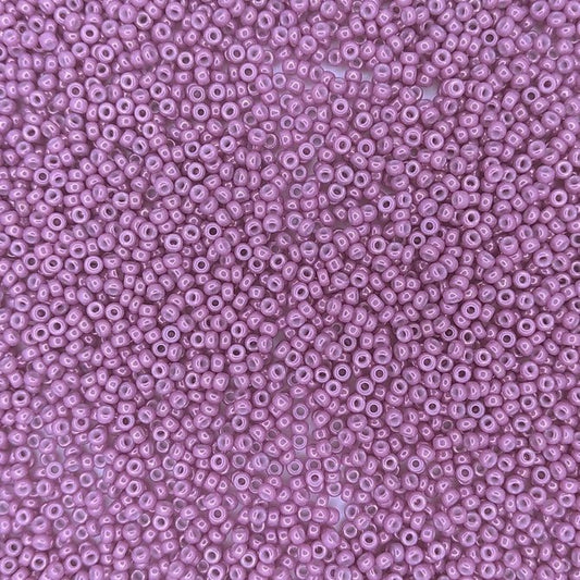 1867 - 10g Size 11/0 Miyuki seed beads in Opaque Dark Orchid Lustre