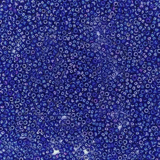 1945 - 10g Size 11/0 Miyuki seed beads in Opaque Cobalt Lustre