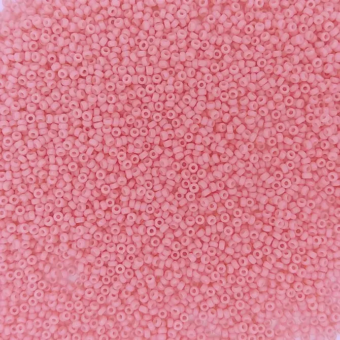 4463 - 5g Size 15/0 Miyuki seed beads in Duracoat Opaque Lychee