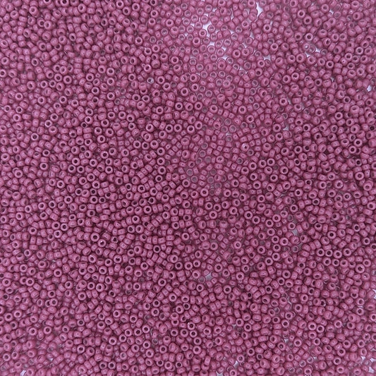 4468 - 25g Size 15/0 Miyuki seed beads in Duracoat Opaque Pansy