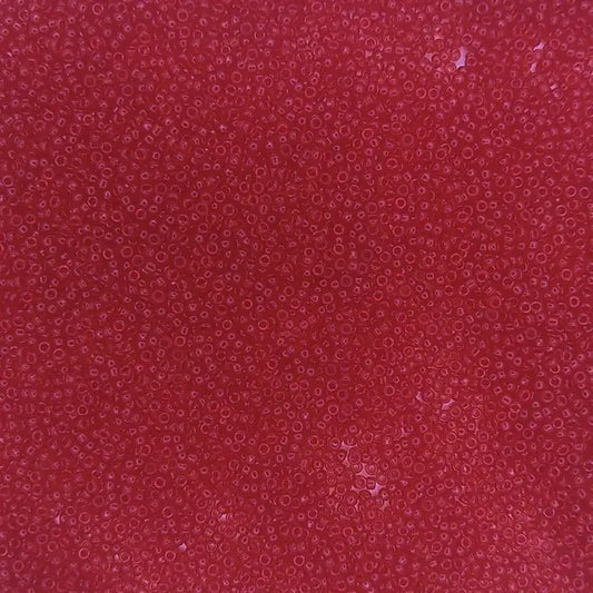 0140 - 5g Size 15/0 Miyuki seed beads in Light Red
