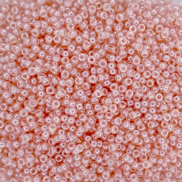 0366 - 10g Size 11/0 Miyuki seed beads in Shell Pink Lustre