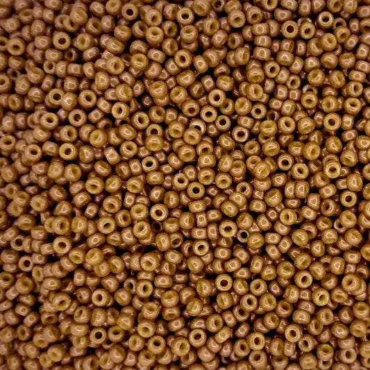 4460 - 50g Size 11/0 Miyuki seed beads in Duracoat Opaque Toast