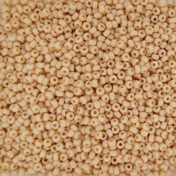 0493 - 50g Size 11/0 Miyuki seed beads in Opaque Pear