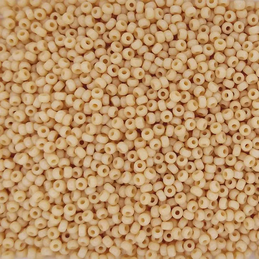 0493 - 50g Size 11/0 Miyuki seed beads in Opaque Pear