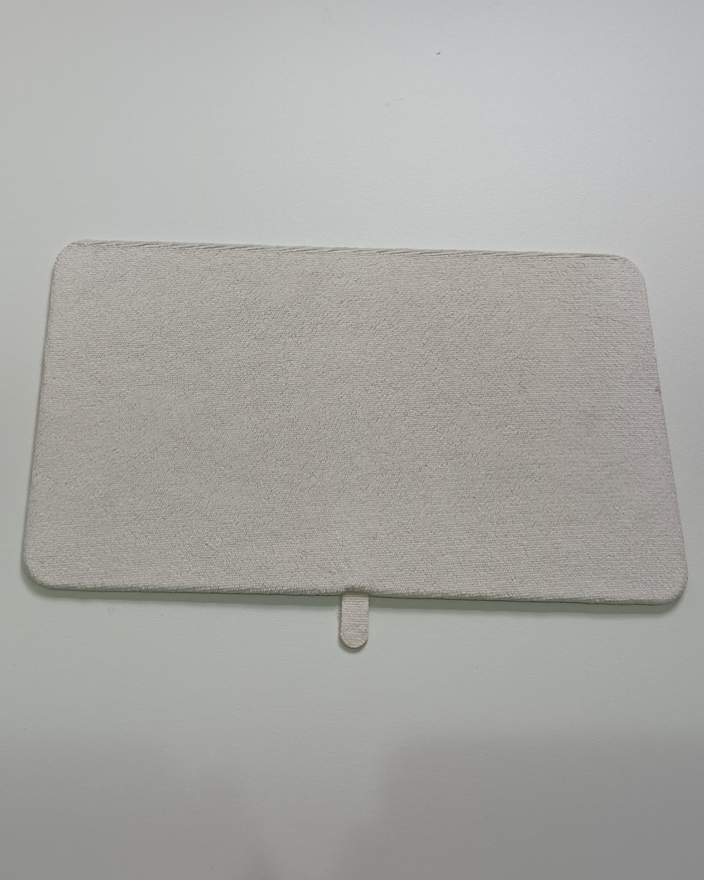 Small Unpadded Bead Mat in Cream - Anna
