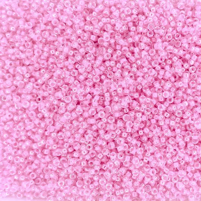 0272 - 5g Size 15/0 Miyuki seed beads in Pink lined Crystal AB