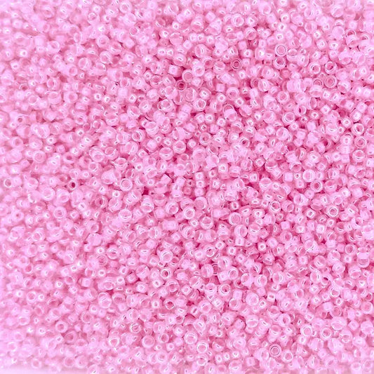 0272 - 5g Size 15/0 Miyuki seed beads in Pink lined Crystal AB