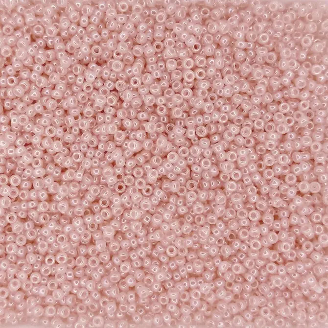 0519 - 5g Size 15/0 Miyuki seed beads in Pink Pearl Ceylon