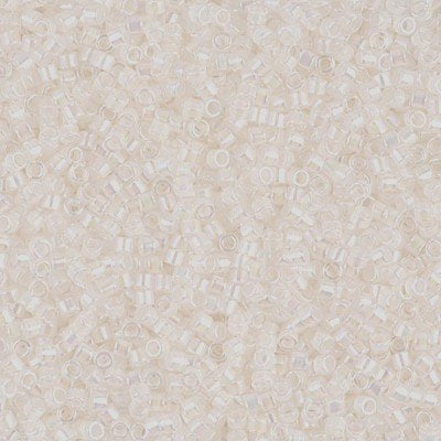 DB0052 - 1g Size 11/0 delicas in Off White AB