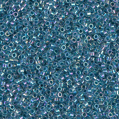 DB0058 - 1g Size 11/0 delicas in Marine Blue AB lined