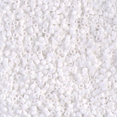 DB0200 - 25g Size 11/0 delicas in Opaque White