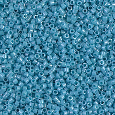 DB0218 - 1g Size 11/0 delicas in Opaque Light Blue Lustre