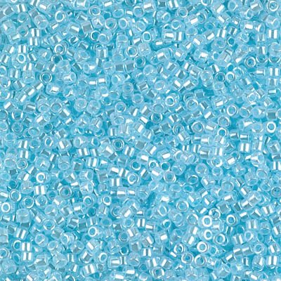 DB0239 - 1g Size 11/0 delicas in Light Aqua Ceylon