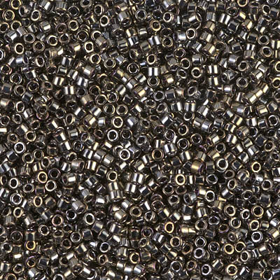 DB0254 - 1g Size 11/0 delicas in Tarnished Silver