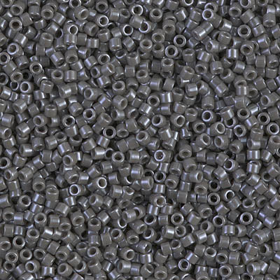 DB0268-1 - 1g Size 11/0 delicas in Opaque Smoke Lustre