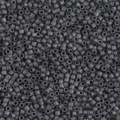 DB0306 - 1g Size 11/0 delicas in Matt Dark Grey