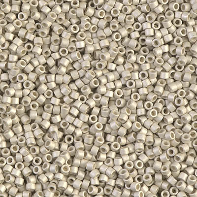 DB0335 - 1g Size 11/0 delicas in Matt Galvanised Silver