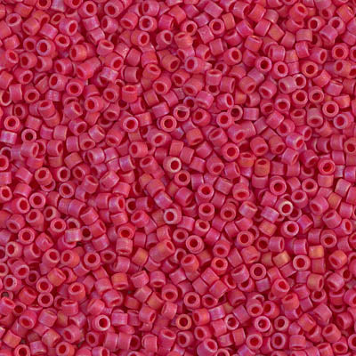 DB0362 - 1g Size 11/0 delicas in Matt Red