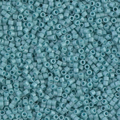 DB0375 - 5g Size 11/0 delicas in Matt Metallic Light Aqua