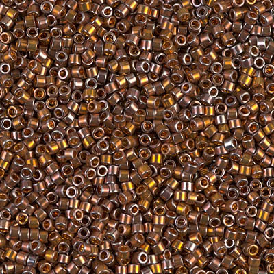 DB0506 - 1g Size 11/0 delicas in 24kt Red Gold Iris
