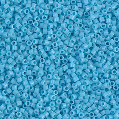 DB0725 - 5g Size 11/0 delicas in Opaque Light Blue