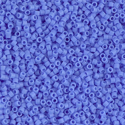 DB0760 - 25g Size 11/0 delicas in Matt Opaque Light Sapphire