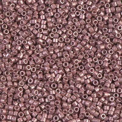 DB1157 - 5g Size 11/0 delicas in Galvanised SF Berry