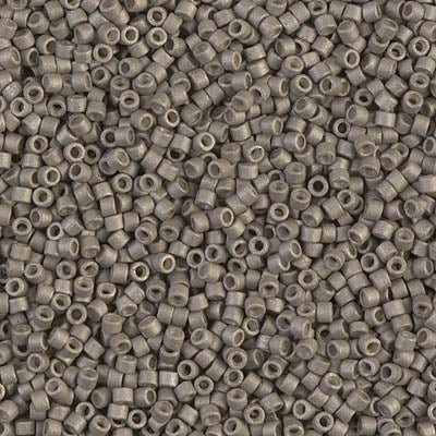 DB1169 - 5g Size 11/0 delicas in Galvanised Matt Pewter