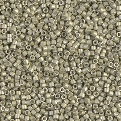 DB1181 - 1g Size 11/0 delicas in Galvanised S/F Aloe