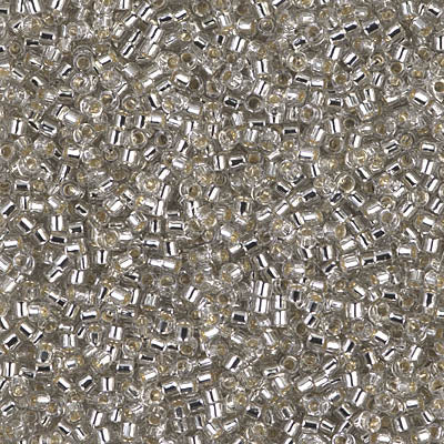 DB1211 - 5g Size 11/0 delicas in Silver lined Grey Mist