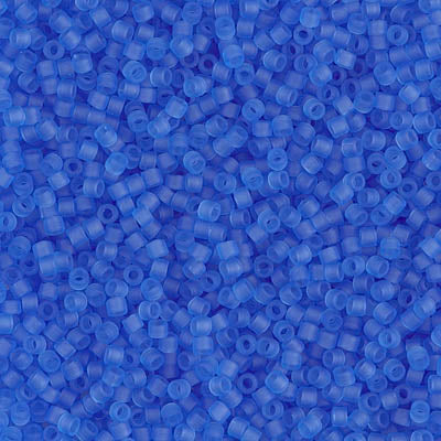 DB1270 - 1g Size 11/0 delicas in Matt Transparent Azure