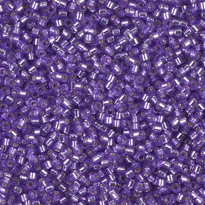 DB1347 - 5g Size 11/0 delicas in Silver lined Lilac