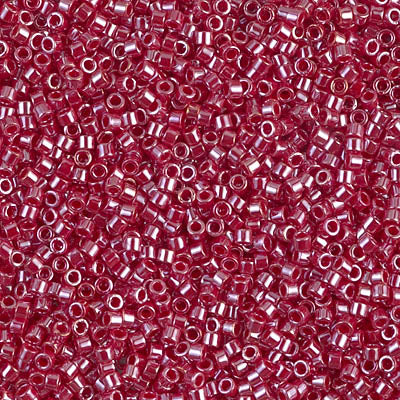 DB1564 - 5g Size 11/0 delicas in Opaque Dark Red Lustre