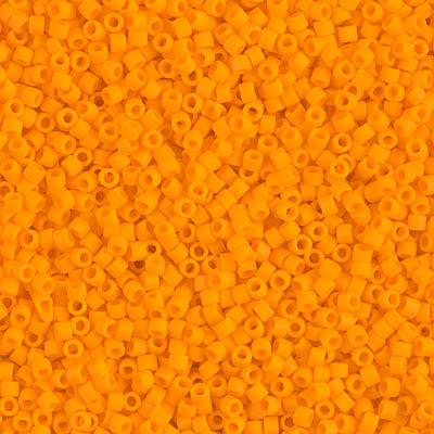 DB1583 - 5g Size 11/0 delicas in Matt Opaque Mandarin