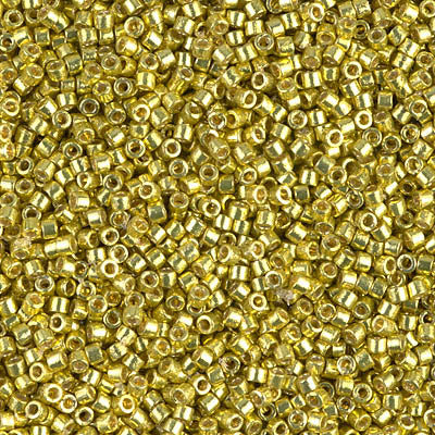 DB1835 - 1g Size 11/0 delicas in Duracoat Galvanised Zest