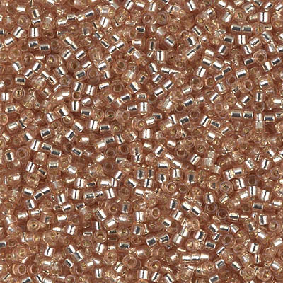DB2155 - 1g Size 11/0 delicas in Duracoat Silver lined Mica