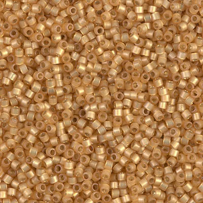 DB2171 - 5g Size 11/0 delicas in Duracoat SF Silver lined Straw