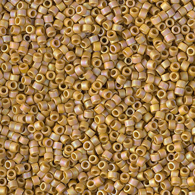 DB2303 - 1g Size 11/0 delicas in Frost Glaze Rainbow Pistachio