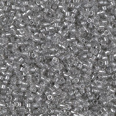 DB2393 - 1g Size 11/0 delicas in Inside Silver