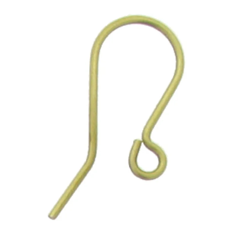 3 pairs of Simple ear wires in Gold (UK Production)