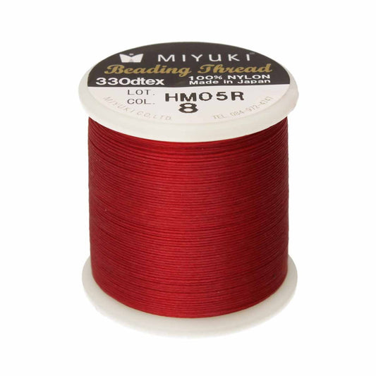 MTB-08 50m Miyuki beading thread in Red