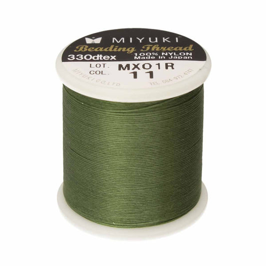 MBT-11 50m Miyuki beading thread in Green