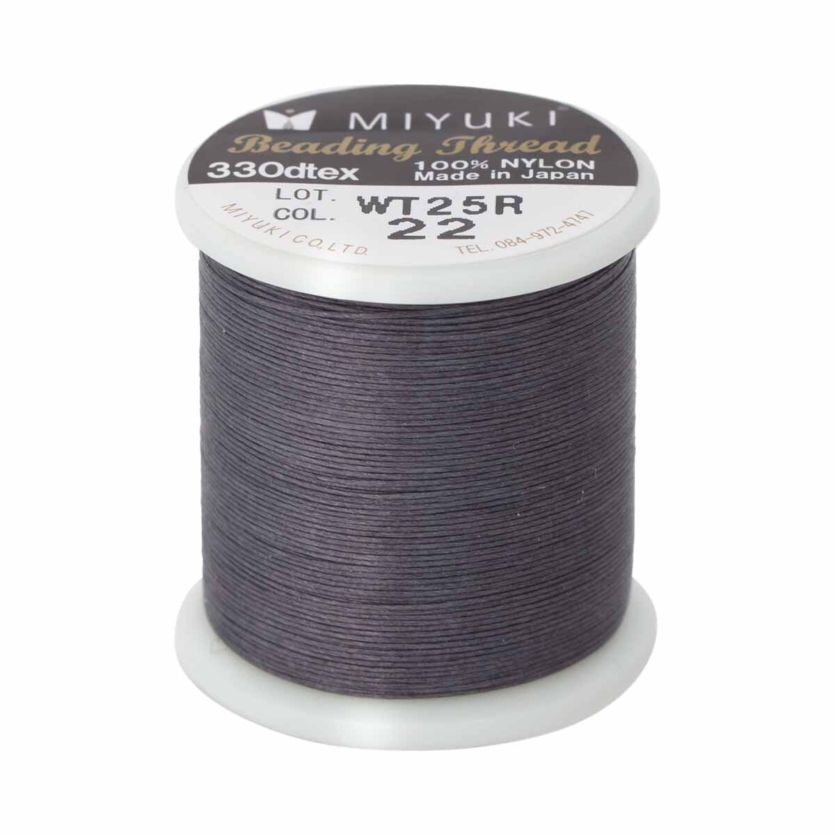 MTB-22 50m Miyuki beading thread in Slate Blue