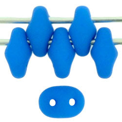 10g Superduo beads in Neon Electric Blue