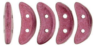 50 x CzechMate crescents in Saturated Metallic Cranberry