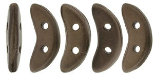 50 x CzechMate crescents in Matt Dark Bronze
