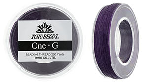 PT-250-11 - 250 yards of Toho One-G beading thread in Purple