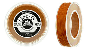 PT-250-15 - 250 yards of Toho One-G beading thread in Orange